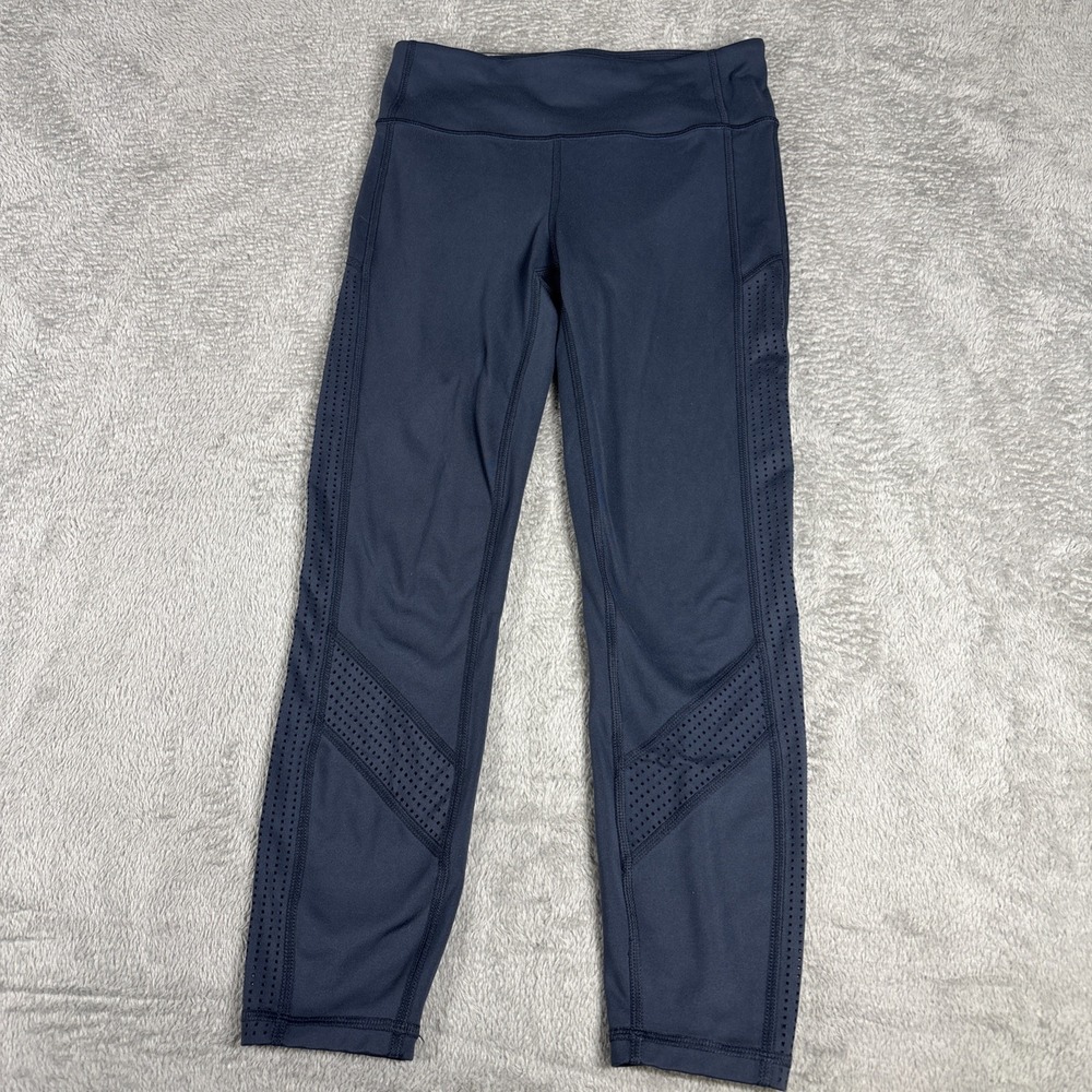 Gap‎ Fit Women's Blackout Technology Dark Gray Leggings Activewear Pants Size XS